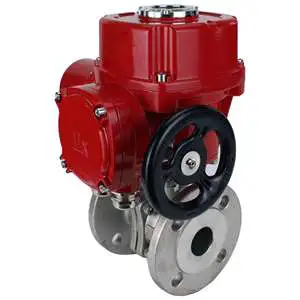 Stainless steel AISI 316 Ball Valve DNOVA BVFP.316.200 flanged manual
