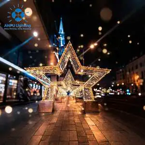 Anpu Outdoor LED Star Tunnel Light IP65 Rated High CRI 90 for Landscape Wedding Christmas & Halloween Decorations