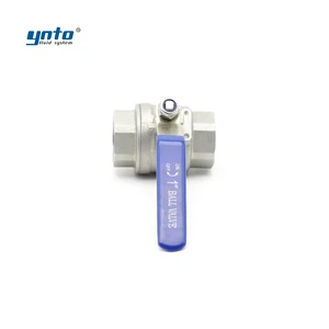 Hot Sale Manual Valve Full Port Thread Ball Valve Balls Stainless Steel SS304 SS316 NPT L T Types 3/8\