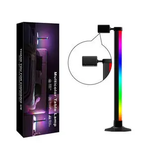 18 Colorful Smart Home Wall Light Rgb Backlight Rechargeable Cordless Decorative Gaming Lamp Led Tube Table Light Bar for Gamer