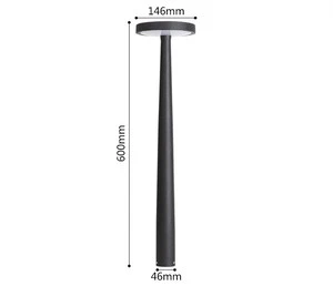 IP65 Modern Led Lawn Lamp Solar Standing Outdoor Garden Lamp