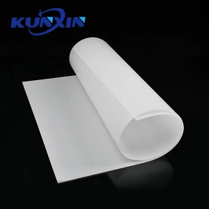 Kunxin 4x8ft Cuttable Opal White 0.1mm 0.2mm Diffusion Panel Flexible Roll Pet Light Diffuser Film For Led