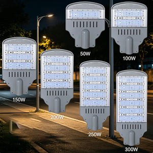 Energy Saving Die-cast Aluminum AC LED Street Light 100W-300W IP65 Waterproof High CRI 95 For Highway & Parking Lot