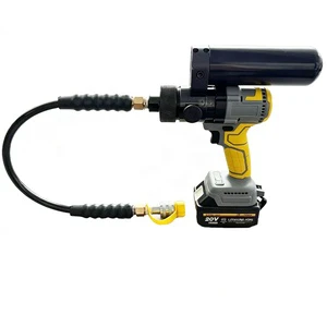 QY-240L Handheld Portable Lithium Battery Hydraulic Pump 70MPA Pressure with Hose 0.6M for Various Hydraulic Tools