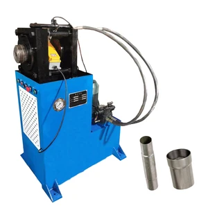 TM 60 Copper Stainless Steel Metal Tube Hydraulic Automatic Pipe Shrinking End Forming Machine
