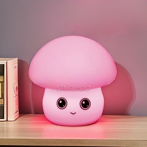 Cute Silicone Small LED Night Light Bedside Living Room Bedroom Eye Protection Night Light Children's Day Gift Usb Light
