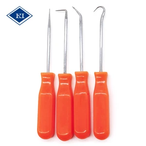 4pc Mini Pick and Hook Set Gasket Hook Oil Seal Screwdriver O-rings Removal Tool Kit