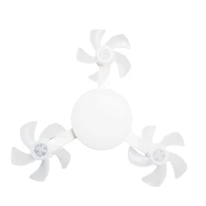 Modern LED Lantern Drone Fan Remote Control Universal Dimming Silent Ceiling Fan for Dining Room Plastic Bathroom