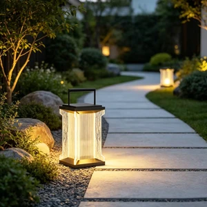 Portable Stainless Steel IP65 Waterproof LED Outdoor Courtyard Garden Light Home 3000K Warm Light Lawn Light