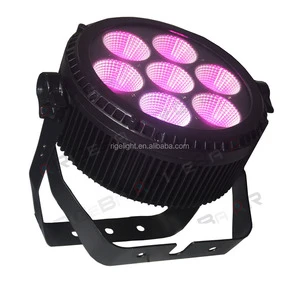 IP65 Wide Beam Outdoor Waterproof 7*25W RGBWA Led Par Light for Building and Bridge Architecture Illumination