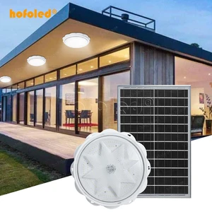 40W 60W 100W 200W 300W Dusk to Dawn Home Barn Garage Led Solar System Solar Indoor Lamp for Garden Outdoor Ceiling Light