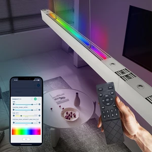 High Quality RGB LED Linear Light Fixture Aluminum Body with 3 Years Warranty Office Lighting Linkable Led Tube Light