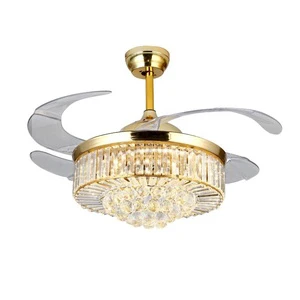Modern Remote Control Decorative Ceiling Fan Lighting Electric Fan Ceiling Chandelier