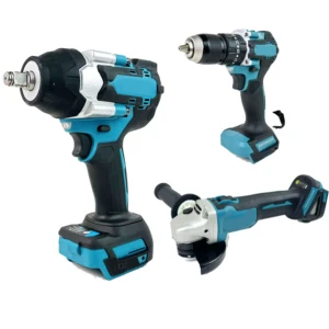 Brushless Impact Wrench Drill Angle Grinder Electrical Tool Kits 18v Li-on Hand Tool Kits Makitta Power Tool Combination Kits