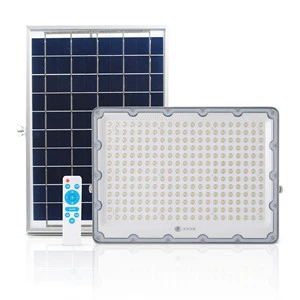 HESHI High Lumen Long Working Time Dusk to Dawn Floodlight Outdoor Smd 50w 100w 200w 300w 400w Solar Reflector Flood Light