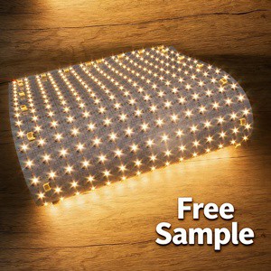 Free Samle ODM ODM Factory DMX Tunable Hoja De Luz Tablero Flexible LED Panel LED Sheet Panel Light for Translucent Countertop