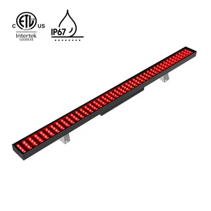 ETL High Power LED Wall Washers 160W 200W 250W 300W DMX Wireless Control RGBW for Tall Building Outside Lights