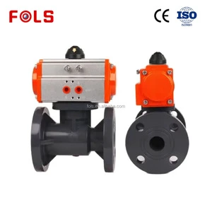 Pneumatic UPVC Ball Valves For Agricultural Irrigation, Customizations Available At Our Factory.