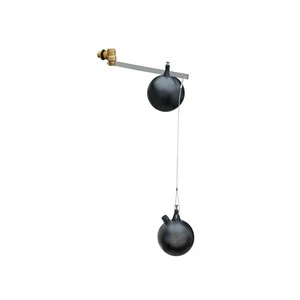VALBRASS Flo-Quick Hydraulic Brass Float Ball Valve with Instant Closure for Water Tank and Aqueduct Flow Control (FULL Port)
