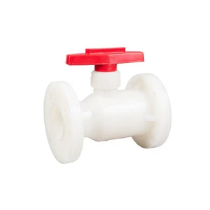 PVDF Ball Valve UPVC Flange Ball Valve Anti Corrosion