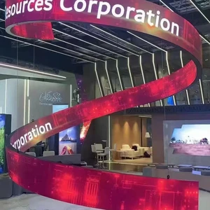 Indoor LED Module P2.0 P4.0 320x160mm Video-wall Curve Flexible Led Display Soft LED Panel