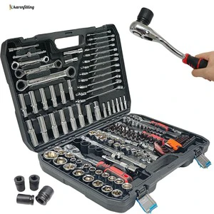 Auto Repair Tool Box 150pcs Tool Sets Machine Repair Tool Kits Chrome-vanadium Steel Wrench Sets -001