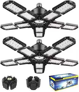 Deformable Adjustable Super Bright E27 Led Ceiling Light LED Fan Light Garage Light Workshop Light
