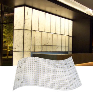 480*240mm Flex Led Panel 24V DC 30W 288LEDs 2700K 6000K Custom Color Flex Led Sheet Light CRI>80 Supermarket & Hospital Use