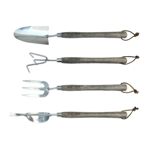 4pcs Gardening Hand Tool Set Wooden Handle Garden Tools Kit