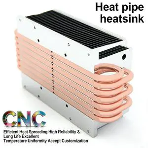 Thermoelectric Air Cooling System Radiator Cooler Fans CNC Machining Custom Aluminum/Copper Heatsink Heat Pipe 3-Year Warranty