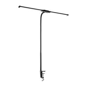 LED Desk Lamp with Clamp Double Head Architect Desk Lamp for Home Office 360 Degrees Adjustable Eye-Caring Light