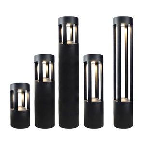 Garden Lamp Waterproof IP65 10W 12v Modern Hotel Home Decoration Outdoor Bollard Led Lawn Light Black Gray 270 Beam Angle High
