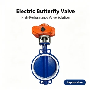 Explosion-proof Electric butterfly Valve, Suitable for Water, Oil, and Gas Media, Compatible with Control Pipeline Fittings