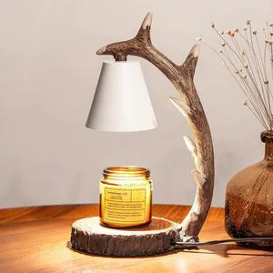 Candle Warmer Lamp Antler Home Decor Warmer Lamp With Timer/Dimmer Electric Wax Warmer For Scented Wax Birthday Gifts For Women