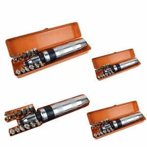 Hot Sale Quick Release Reversible Impact Screwdriver Set for Vehicle Repair Professional Chrome Finish Screw Extractor