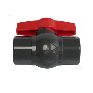 Water Supply Valves Long Handle PVC Valve Octagonal Plastic Ball Valve