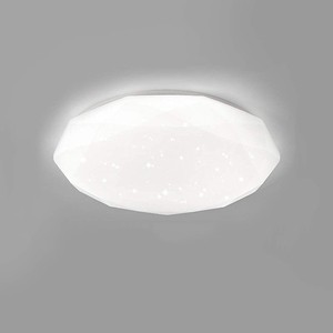 Stylish 3CCT Adjustable LED Ceiling Lamp, Diamond-shaped Ceiling Light, Romantic Decorative Lamps