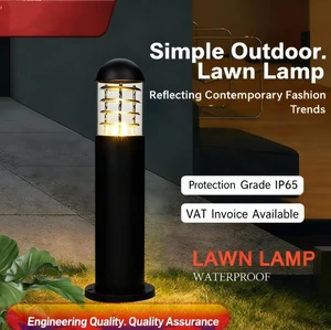 Outdoor Waterproof Lawn Lamps for Garden Courtyard & Villa Use-Simple Design