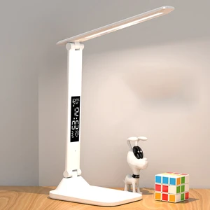Foldable LED Desk Lamp Eye Caring Dimmable USB Rechargeable for Student Dorm Bedroom Reading Home Office Use Desk Lamp