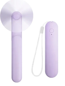 Aecooly Slim Portable USB Rechargeable Mini Personal 24H Cooling Time Battery Powered Foldable Pocket Fan For Home Use Plastic