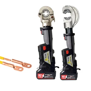 Hydraulic Pliers 2-in-1 Hydraulic Cutting and Crimping Tool Battery Press Tool Battery-Powered Cable Cutter Crimper