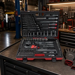 Hot Selling Auto Tools Hand Tools 121 Piece Deluxe Metric Comprehensive Hand Tool Set for Car Repair