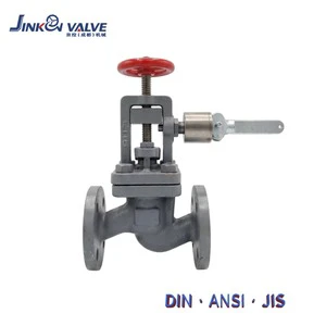 JINKON VALVE Marine Cast Steel Manual Quick Closing Flanged Globe Valve Emergency Shut for Ship Fuel Oil Gas Pipeline 1 Year