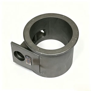 Custom 45# Carbon Steel Investment Casting Metal Parts Cylindrical Valve Body with Side Mount