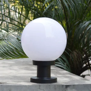 IP65 Waterproof Outdoor Garden Lawn Lamp Round Ball Gate Light