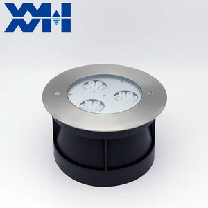 Rgbw Underground Light Embedded Outdoor IP68 Stainless Steel RGB 3in1 Warm White Recessed Garden Round Led Inground Deck Light