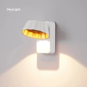 Rotatable Waterproof Outdoor Courtyard Wall Light for Minimalist Villa Style with Wiring Included