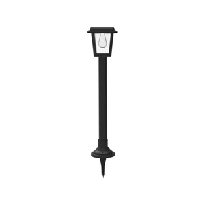 Waterproof Solar Garden Lamp with Incandescent Light Bulb Ground Mounted Decorative Lawn Light