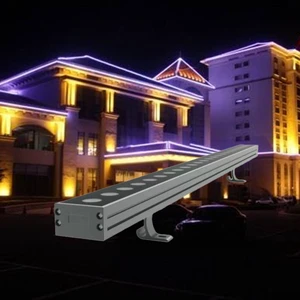 24W 36W 48W 60W IP66 Architectural Track DMX Linear Facade Outdoor LED Wall Washer Uplight for Bridge