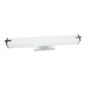 ETL Modern Bathroom Vanity Light Bar 24 Inch Dimmable LED Wall Light Fixture Over Mirror Black Vanity Light for Restroom